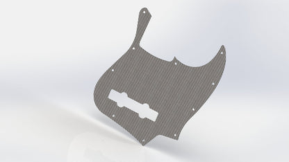 CARBON FIBER Replacement Guitar Pickguard For Fender Jazz Bass 5 String JB