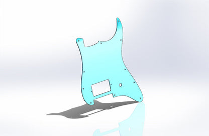CARBON FIBER Guitar Single Humbucker Pickguard for Fender Stratocaster Strat