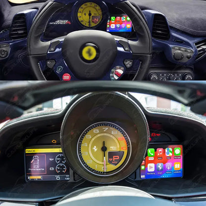 Wireless Apple Carplay & Android Auto for Ferrari 458 (F142) 488 (F142M) F12Berlinetta (F152) F8 (F142MFL) 812 Superfast (F152M) GTC4Lusso (F151M) Portofino (F164) Roma (F169) 296 (F171) SF90 (F173) California T (F149M) 2009-2025