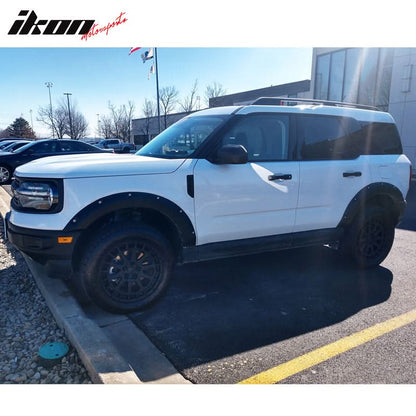 2021-2025 Ford Bronco Sport Pocket Style Black Fender Flares 6PC PP