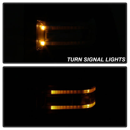 SPYDER xTune 15-17 Ford F-150 Heated LED Telescoping Pwr Mirrors - Smk (Pair) (MIR-FF15015S-G4-PWH-SM-SET) 9943065