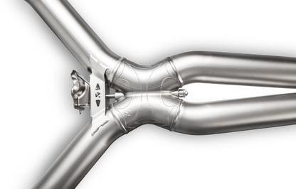 Akrapovic 16-17 AMG C63 Coupe Evolution Line Cat Back (Titanium) w/ Carbon Tips (Req. Link Pipe) MTP-ME/T/3H