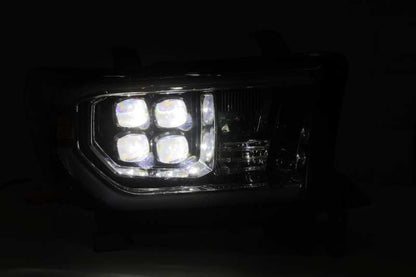 AlphaRex 07-13 Toyota Tundra NOVA LED Proj Headlights Black w/ Activ Light/Seq Signal/DRL 880774 *Discontinued