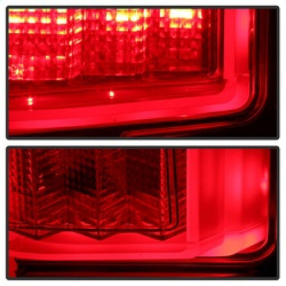 Spyder Ford F150 2015-2017 Light Bar LED Tail Lights - Red Clear ALT-YD-FF15015-LBLED-RC 5083692
