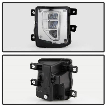 Spyder 16-18 Chevy Silverado 1500 OEM Style Full LED Fog Light w/Switch - Clear (FL-CSIL16-LED-C) 9043215