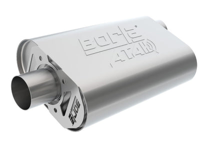 Borla CrateMuffler LS3 ATAK 2.25in Offset/Offset 14inx4.35inx9in Oval Muffler 400945
