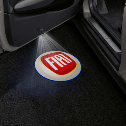 Fiat 500e Door Stick On Puddle Lights Various Designs 2020-2026