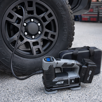 20V Cordless Tire Inflator Portable Air Compressor | 4.0Ah Lithium-Ion Battery Powered Air Pump