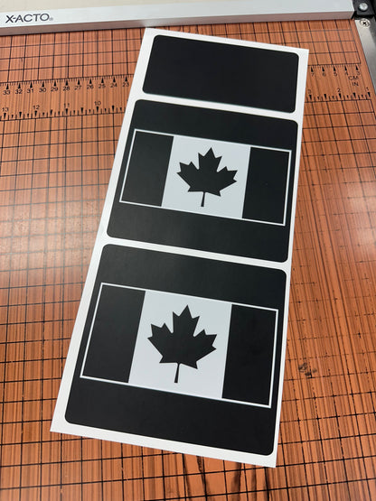 American Flag Sun Visor Warning Overlays - 2024+ Land Cruiser