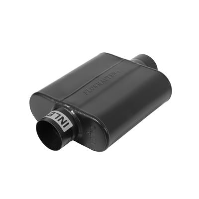 MUFFLER SS BLACK 2.5IN INLET/O