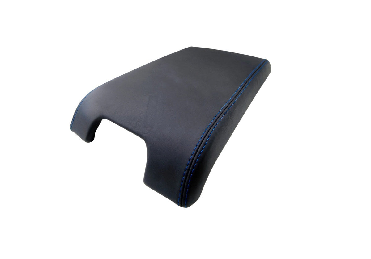 For 2009-2014 Ford F150 Raptor Black Leather Console Armrest Cover