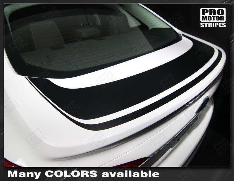 Ford Focus 2011-2014 Hood and Trunk Accent Sport Stripes