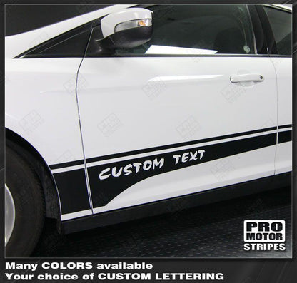 Ford Focus 2011-2018 Rocker Panel Side Accent Stripes