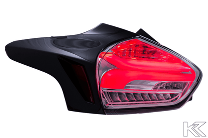 Ford Focus 3 (C346) Hatchback BlackLine LED Taillights Set (2015-2018)