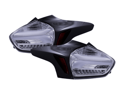 Ford Focus 3 (C346) Hatchback BlackLine LED Taillights Set (2015-2018)