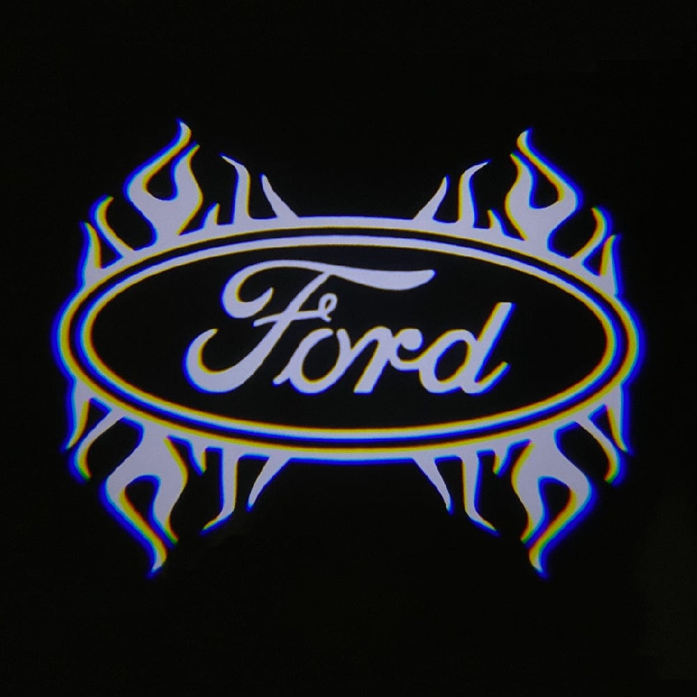 Ford Fiesta 6th Gen Door Stick On Puddle Lights Various Designs 2011-2019