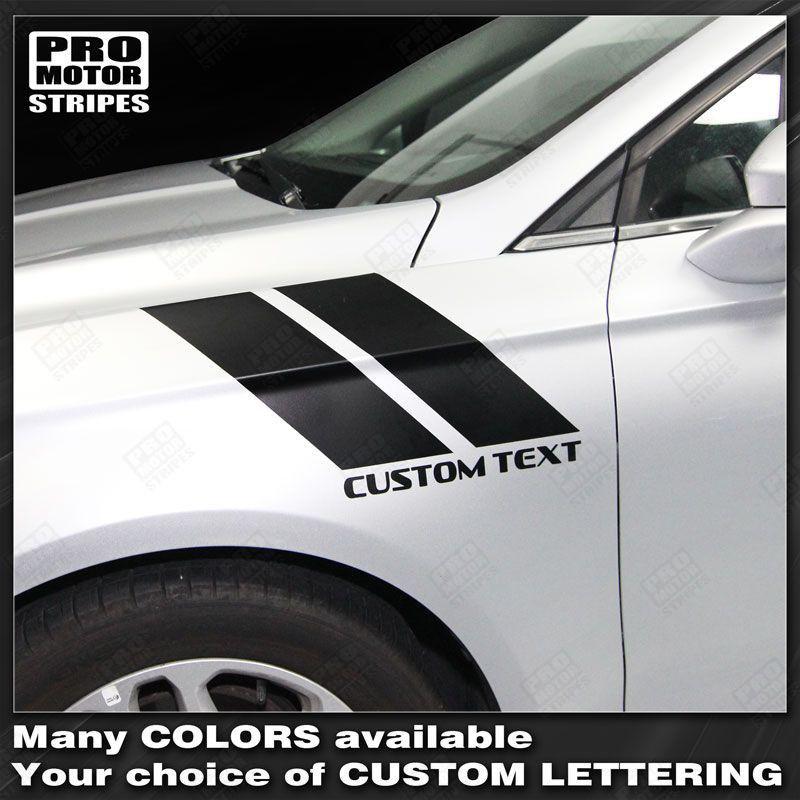 FORD FUSION 2013-2021 Fender Hash Accent Side Stripes