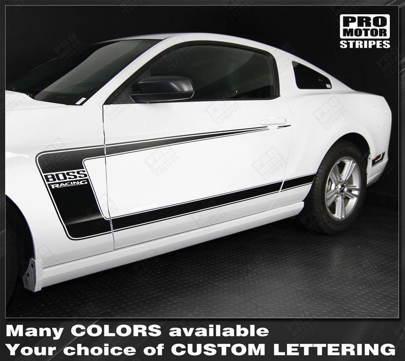 Ford Mustang 2005-2017 BOSS 302 Style Hood & Side Stripes