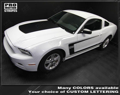 Ford Mustang 2005-2017 BOSS 302 Style Hood & Side Stripes