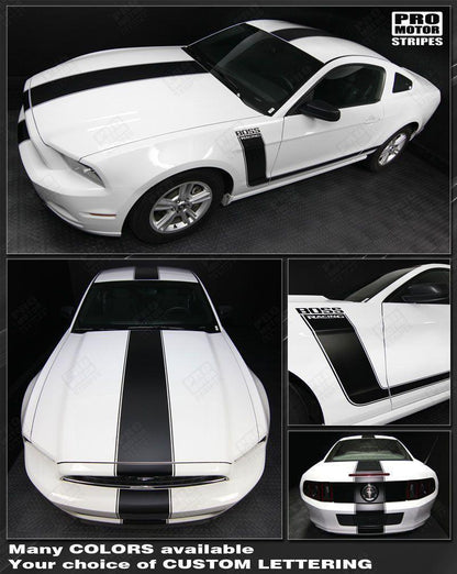 Ford Mustang 2005-2023 BOSS 302 Style Side & Top Stripes