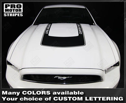 Ford Mustang 2005-2017 Hood Accent U-Stripe Decal