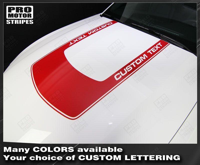 Ford Mustang 2005-2017 Hood Accent U-Stripe Decal