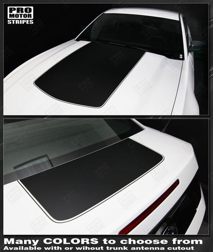 Ford Mustang 2005-2017 Hood and Trunk Stripes