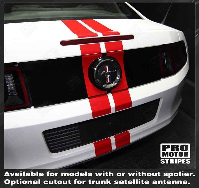 Ford Mustang 2005-2023 Over-The-Top Narrow Double Rally Stripes