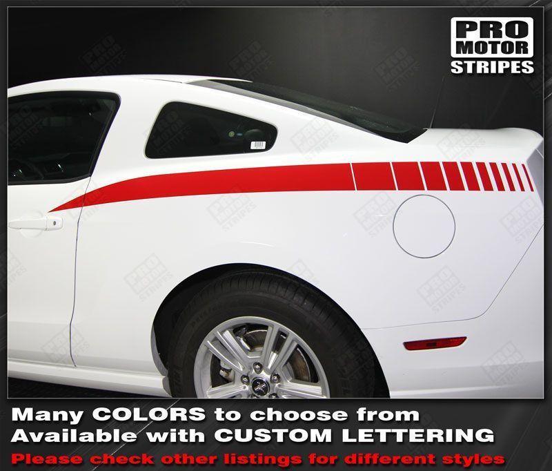Ford Mustang 2005-2014 Rear Quarter Side Stripes