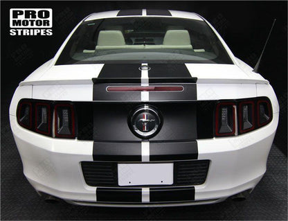 Ford Mustang 2005-2009 & 2013-2017 Pre-cut Over-The-Top Dual Center Stripes