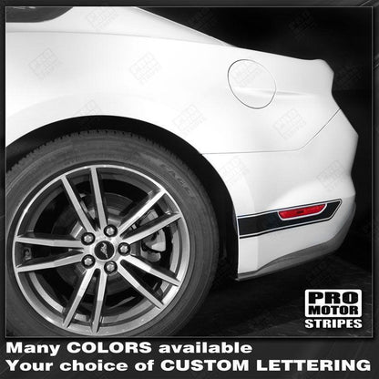 Ford Mustang 2015-2023 BOSS 302 Style Side Stripes