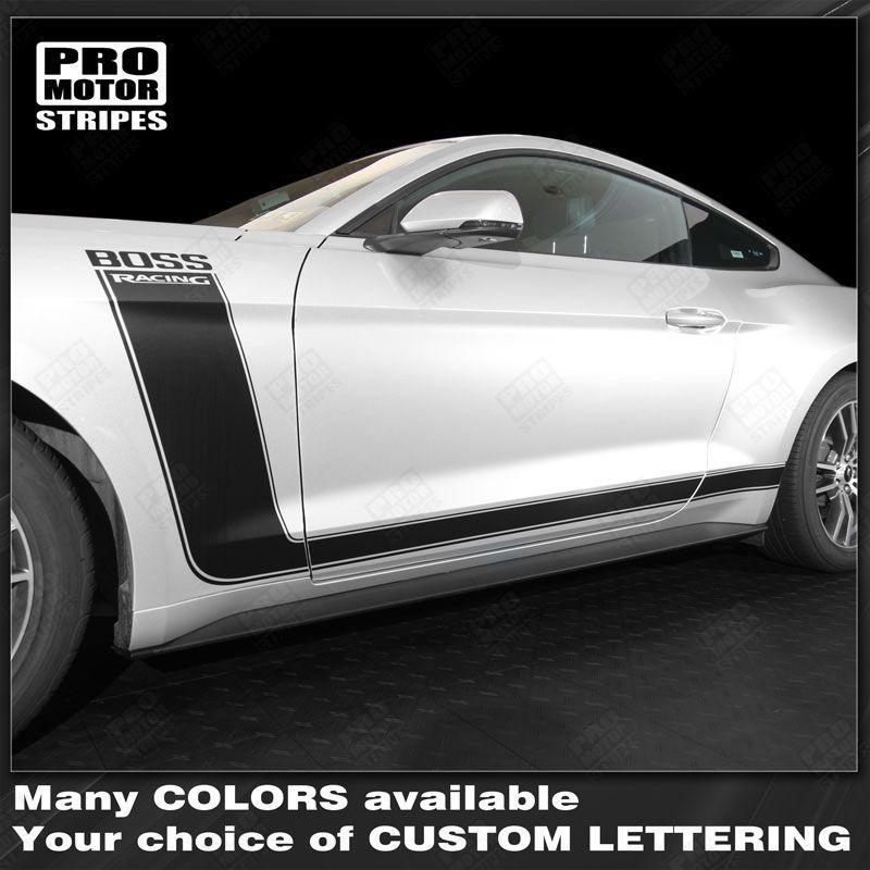 Ford Mustang 2015-2023 BOSS 302 Style Side Stripes