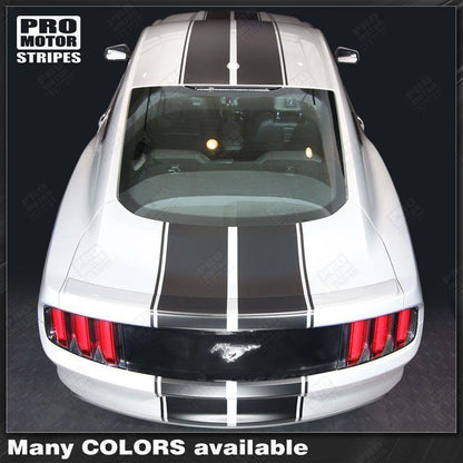 Ford Mustang 2005-2009 & 2013-2017 Over The Top Double Rally Stripes