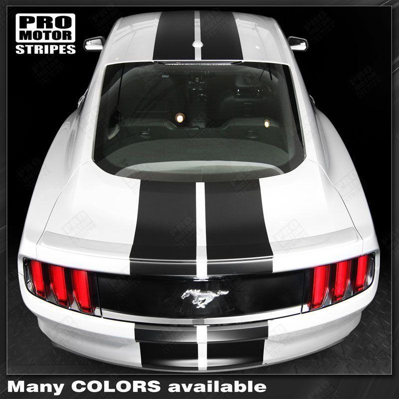 Ford Mustang 2005-2009 & 2013-2017 Over The Top Double Rally Stripes