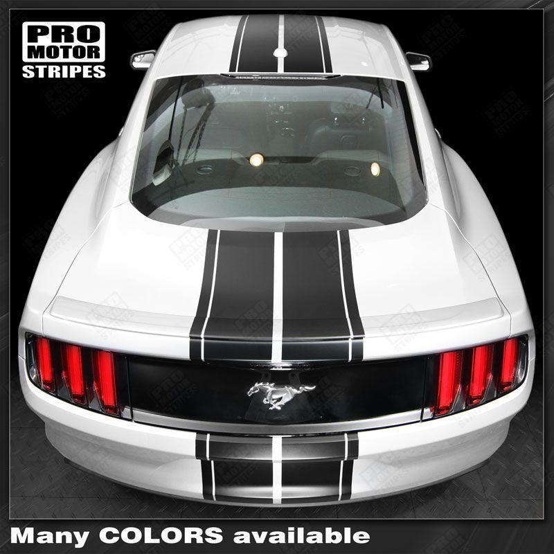 Ford Mustang 2005-2009 & 2013-2023 Over The Top Double Rally Stripes