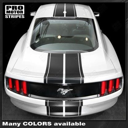 Ford Mustang 2005-2009 & 2013-2023 Over The Top Double Rally Stripes