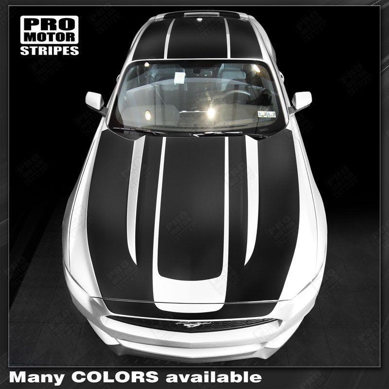 Ford Mustang 2015-2017 Over The Top Sport Stripes