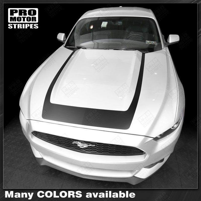 Ford Mustang 2015-2017 Hood & Side Accent Stripes Decals