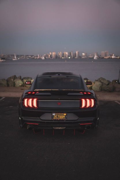Ford Mustang (2018-2023) Ecoboost ATHENA Rear Diffuser & Spats