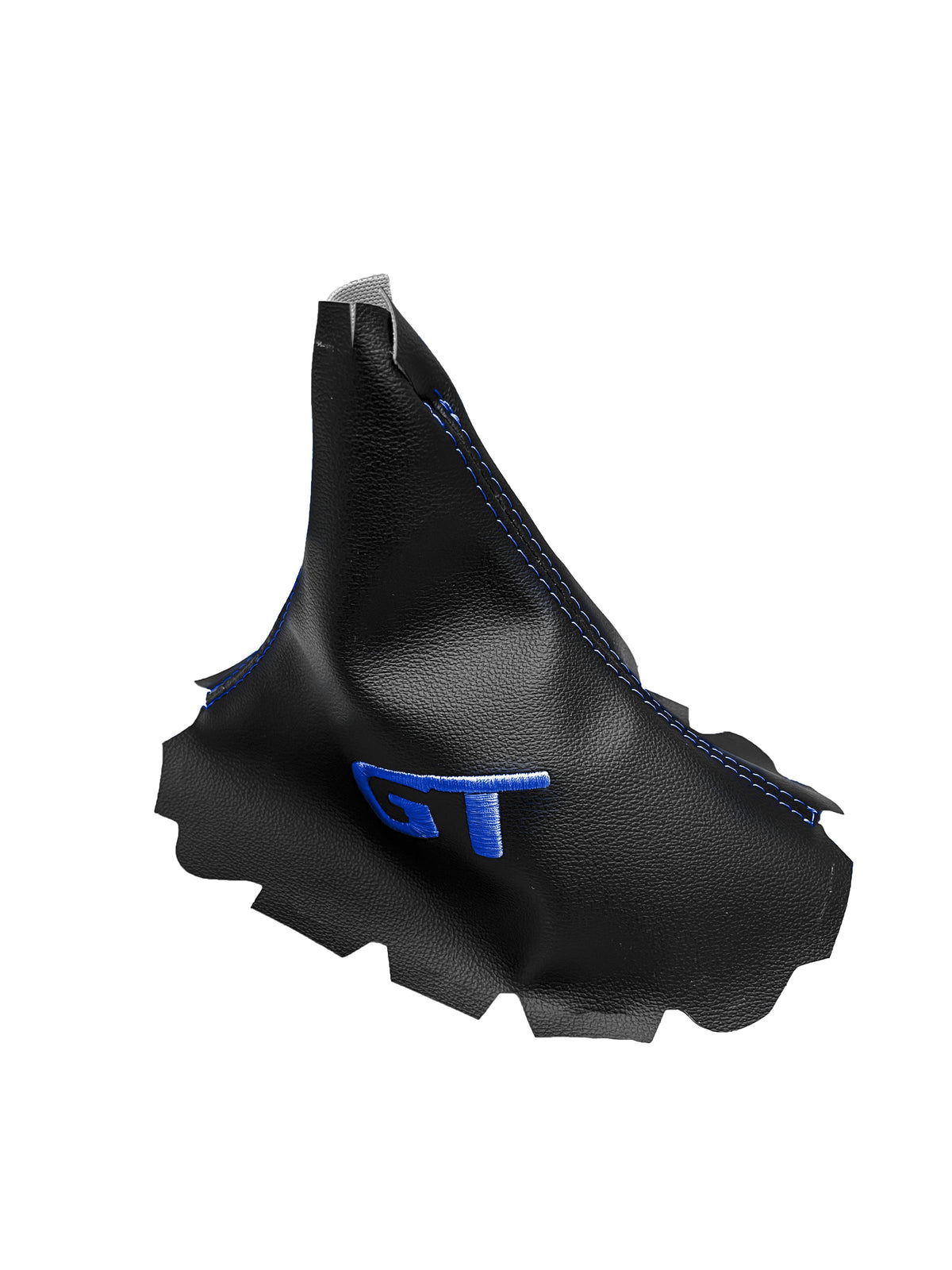Embroidered Synthetic Leather Shift Boot Cover For 2005-2009 Ford Mustang GT Convertible Coupe