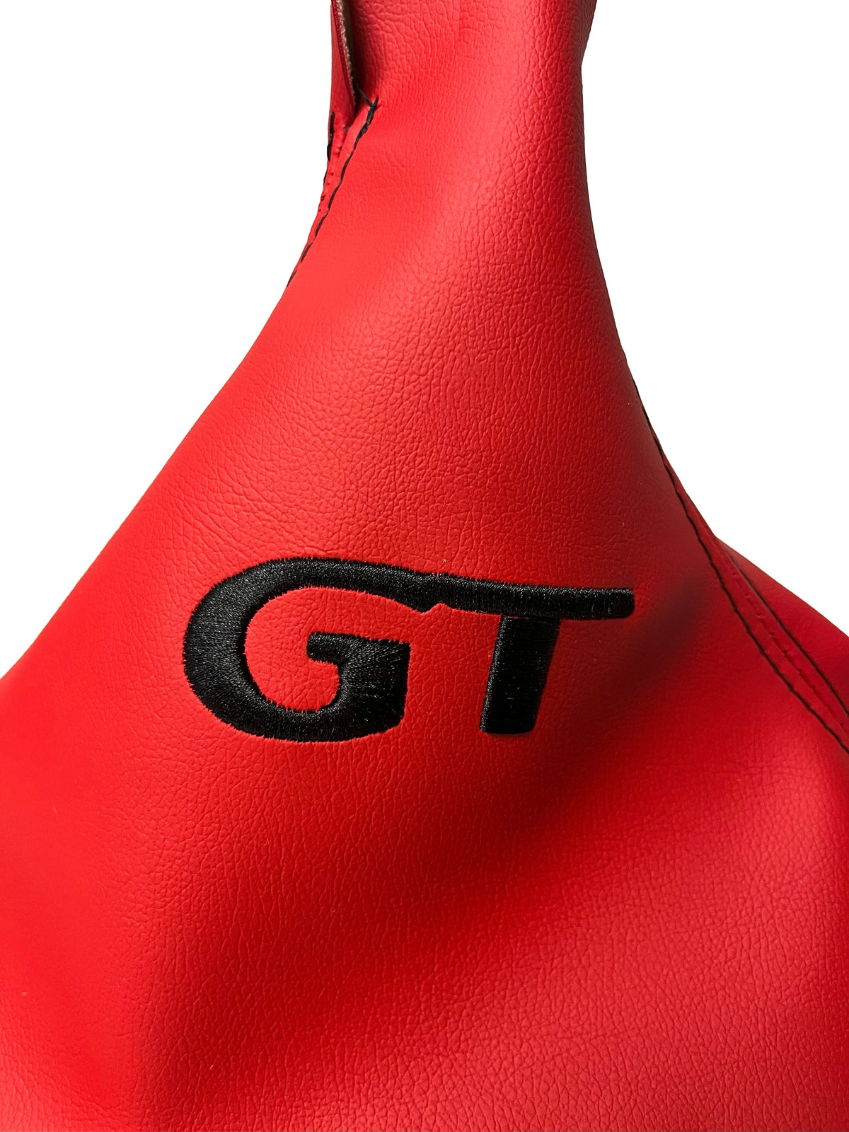 Embroidered Synthetic Leather Shift Boot Cover For 2005-2009 Ford Mustang GT Convertible Coupe