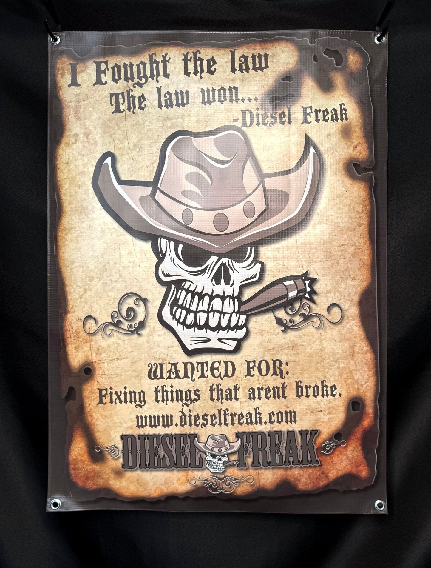 Diesel Freak Fought the law Banner