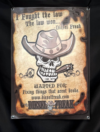 Diesel Freak Fought the law Banner