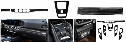 Carbon Fiber Interior Trim Kit Center Console Dashboard Mercedes Benz W167 GLE Class 2019
