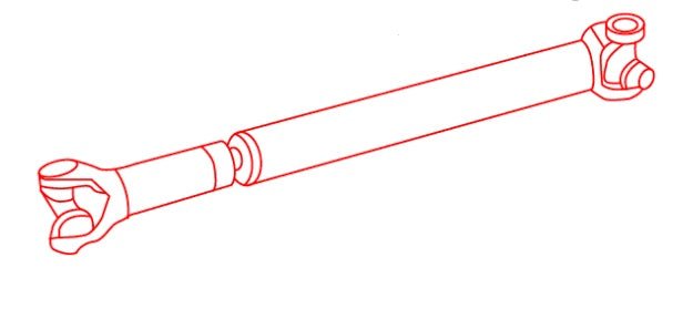 HD Front Driveshaft for Roxor
