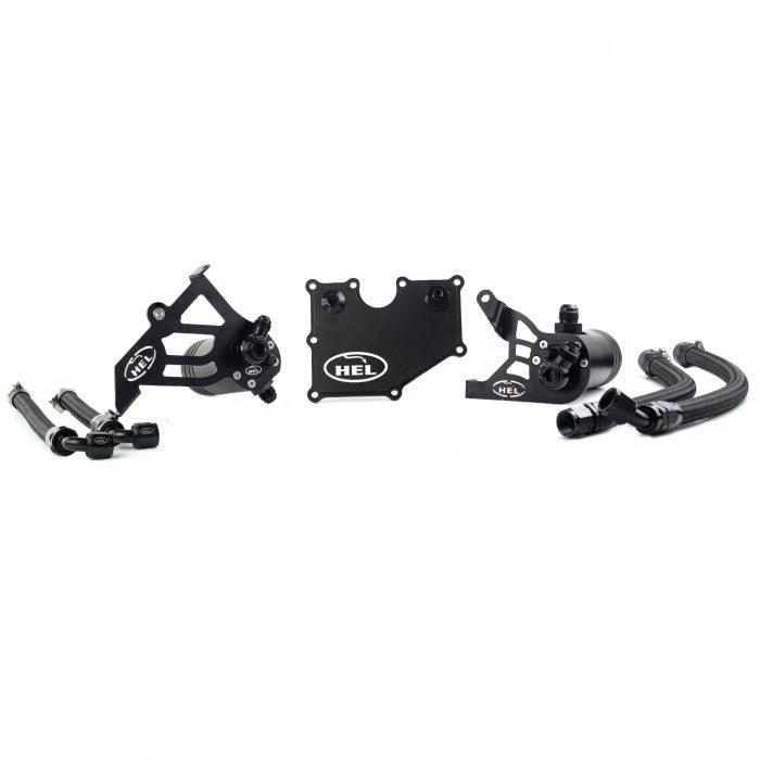 HEL Direct Fit Dual Oil Catch Can Kit for Ford Focus MK3 RS (2016-17)