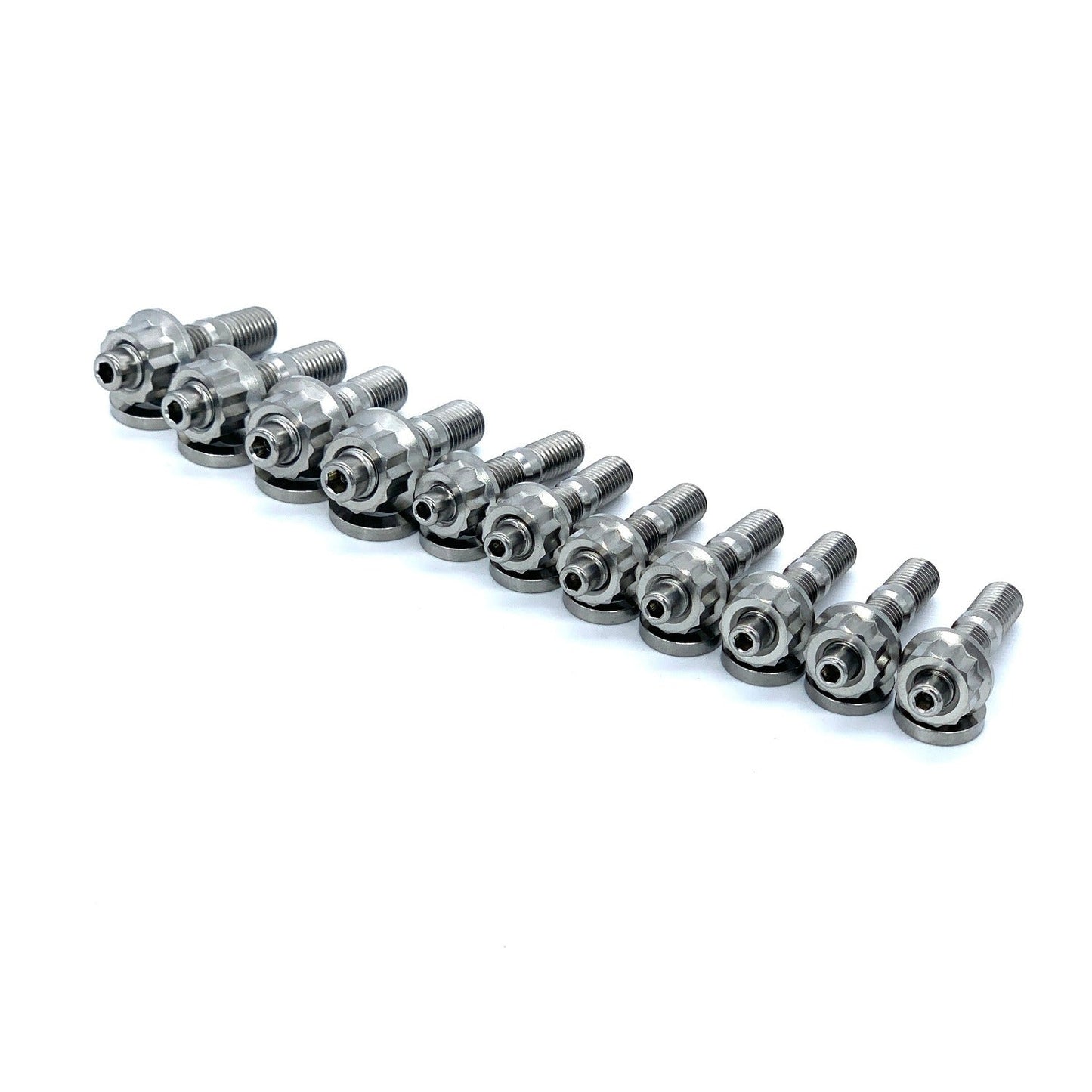 JDC Titanium Exhaust Manifold Stud Kit | Evo 1–9 / 2G DSM