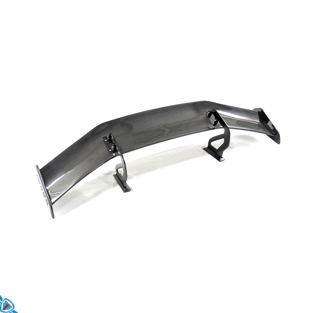 2017-2024 Porsche 718 Boxster & Cayman (982) GT4 RS Style Dry Carbon Fiber Swan Neck Wing | FYBR Aerodynamics