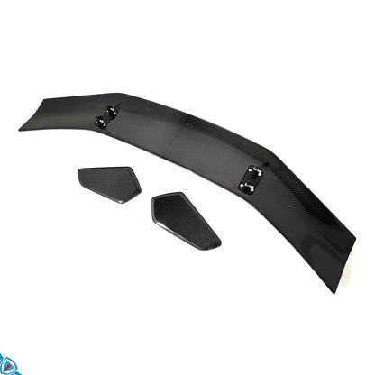 2017-2024 Porsche 718 Boxster & Cayman (982) GT4 RS Style Dry Carbon Fiber Swan Neck Wing | FYBR Aerodynamics