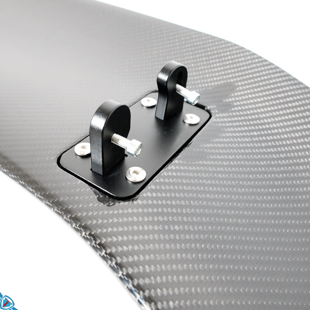 2017-2024 Porsche 718 Boxster & Cayman (982) GT4 RS Style Dry Carbon Fiber Swan Neck Wing | FYBR Aerodynamics